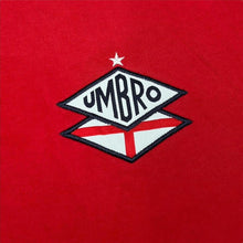 Load image into Gallery viewer, Umbro England Football Embroidered Mini Logo Tape Sleeve Short Sleeve T-Shirt