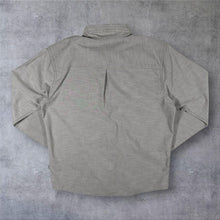 Load image into Gallery viewer, Patagonia Gone Again Shirt Mens L Grey Odell Brewing Organic Cotton Long Sleeve