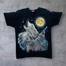 Load image into Gallery viewer, Early 00’s FOTL Native American Wolf Dream Catcher Nature Wildlife Graphic T-Shirt