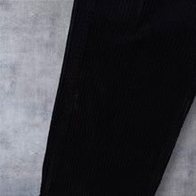 Load image into Gallery viewer, Lois Jeans Mens Black Jumbo Corduroy Trousers W36 L32 Straight Leg Cords