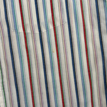 Load image into Gallery viewer, Outlaw Western Wear Shirt L Striped Pearl Snap Cowboy Western Extra Long Tails