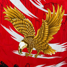 Load image into Gallery viewer, Early 00's Cobra Moda Goth Y2K Golden Eagle Graphic Red Short Sleeve Shirt