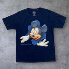 Load image into Gallery viewer, Disney Dreams Florida Mickey Mouse Souvenir Spellout Graphic Blue T-Shirt