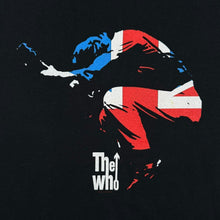 Load image into Gallery viewer, The Who Union Jack Spellout Graphic Mod Rock Music Band Cotton T-Shirt