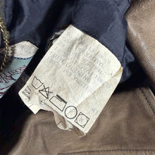 Load image into Gallery viewer, Vintage Allison Wingate Aztec Geometric Blanket Jacket Suede Collar 90s XL