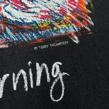 Load image into Gallery viewer, Vintage Fabric Art “Six In The Morning” Terry Thompson Coffee Art Single Stitch T-Shirt