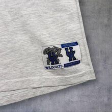 Load image into Gallery viewer, Vintage 90s University Of Kentucky Wildcats T Shirt Savvy Sportswear NCAA Grey