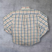 Load image into Gallery viewer, Nautica "80's Two Ply Cotton" Multi Colour Check Long Sleeve Button-Down Shirt