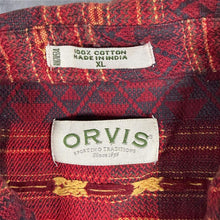 Load image into Gallery viewer, Vintage Orvis XL Southwestern Aztec Shirt 100% Cotton Pullover Flannel Western