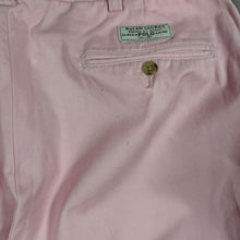 Load image into Gallery viewer, Polo Ralph Lauren Prospect Pant Pink Chino Trousers W36 L32 Cotton Preppy