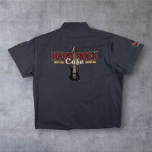 Load image into Gallery viewer, Hard Rock Cafe Cayman Islands Shirt Mens 2XL Embroidered Guitar Y2K Workwear
