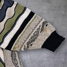 Load image into Gallery viewer, Vintage 90s Belika Jumper XL 54 Funky Geometric Knit Made Denmark