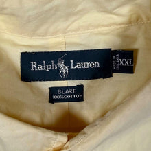 Load image into Gallery viewer, Vintage Ralph Lauren "Blake" Yellow Long Sleeve Cotton Button-Down Shirt