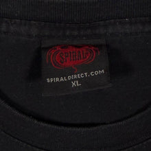 Load image into Gallery viewer, Early 00's Spiral Direct "Game Over" Goth Grim Reaper Graphic Black Cotton T-Shirt