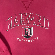 Load image into Gallery viewer, Vintage Champion Harvard University Sweatshirt XL M L Crimson Red Collegiate