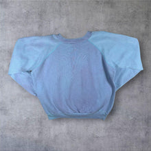 Load image into Gallery viewer, Vintage 90's Made In USA Cat Butterfly Graphic Blue Sweatshirt