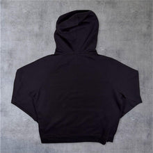 Load image into Gallery viewer, Champion Classic Logo Spellout Graphic Black Pullover Hoodie
