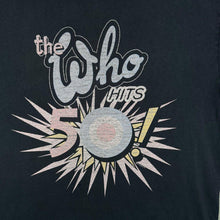 Load image into Gallery viewer, The Who Hits 50 2014 UK Tour T Shirt Gildan Large Cotton Concert Band Tee