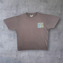 Load image into Gallery viewer, Weird Fish "Salmon and Garfunkel" Parody Graphic Faded Brown-Grey Cotton T-Shirt
