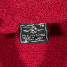 Load image into Gallery viewer, Vintage Stone River Classics Red 1/4 Zip Fleece Pullover Sweatshirt Y2K Outdoor Large