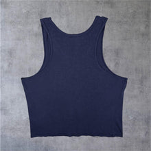 Load image into Gallery viewer, Vintage 90's Adidas Embroidered Mini Logo Faded Navy Blue Vest Tank Top