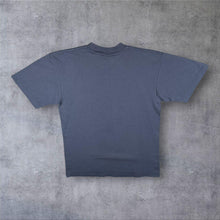 Load image into Gallery viewer, Vintage Anvil Native Amerian Wolf Wildlife Graphic Blue Made In USA Cotton T-Shirt