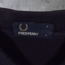 Load image into Gallery viewer, Fred Perry Classic Black Embroidered Mini Logo Long Sleeve Polo Shirt