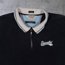 Load image into Gallery viewer, Vintage Y2K Ecko Unltd The Banks Polo Shirt 2XL 1/4 Zip Towelling Baggy Hip Hop 00s
