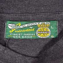 Load image into Gallery viewer, Vintage 90's Gee Kay "Universite Paris" Embroidered Tourist Spellout Dark Grey T-Shirt