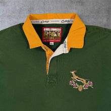 Load image into Gallery viewer, Vintage Cotton Traders South Africa Springboks Cotton Rugby Short Sleeve Polo Shirt