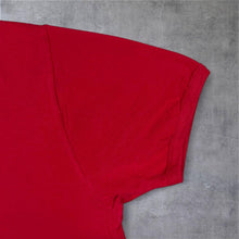 Load image into Gallery viewer, Tommy Hilfiger Denim Classic Red Cotton Lycra Stretch Short Sleeve V-Neck T-Shirt