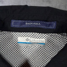 Load image into Gallery viewer, Columbia PFG Bahama Shirt Mens L Black Omni Shade Vented Fishing Short Sleeve
