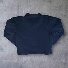 Load image into Gallery viewer, Vintage Kickers XL Navy Blue Quarter Zip Fleece Pullover Sweatshirt Y2K