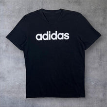 Load image into Gallery viewer, Adidas Classic Big Spellout Graphic Short Sleeve Black T-Shirt