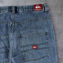 Load image into Gallery viewer, Vintage Y2K Quiksilver QuikJean Slim Skate Denim Jeans Blue Size 30 Surf 90s