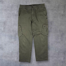 Load image into Gallery viewer, Vintage Y2K Hurley 999 Nine Nine Nine Cargo Pants W32 Khaki Green Skate Surf