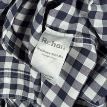 Load image into Gallery viewer, Rohan Worldview Shirt Mens Medium Gingham Check Short Sleeve Travel Hiking