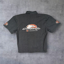 Load image into Gallery viewer, Harley Davidson Screamin Eagle Performance Parts Shirt Black Pinstripe Biker M