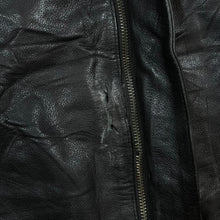 Load image into Gallery viewer, Vintage 90s Snap-on Genuine Leather Jacket Black Workwear Bomber XL