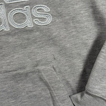 Load image into Gallery viewer, Early 00's Adidas Classic Embroidered Big Logo Spellout Grey Hoodie
