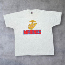 Load image into Gallery viewer, Vintage 90’s US Marines Military Army Spellout Graphic Single Stitch T-Shirt