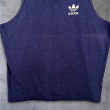Load image into Gallery viewer, Vintage 90's Adidas Embroidered Mini Logo Faded Navy Blue Vest Tank Top