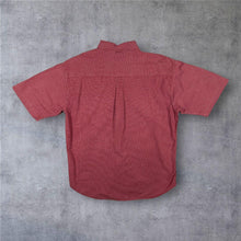 Load image into Gallery viewer, Vintage Timberland L XL Red Check Shirt Short Sleeve Button Down Outdoor 00s