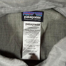 Load image into Gallery viewer, Patagonia Gone Again Shirt Mens L Grey Odell Brewing Organic Cotton Long Sleeve