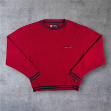 Load image into Gallery viewer, Vintage CHAPS Ralph Lauren Fleece Sweatshirt Medium Red Crewneck Logo M