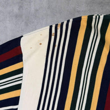 Load image into Gallery viewer, Vintage Nautica Bold Multi Striped Cotton Long Sleeve Polo Shirt