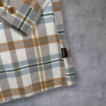 Load image into Gallery viewer, Patagonia Organic Cotton Plaid Flannel Shirt Mens L Check Long Sleeve