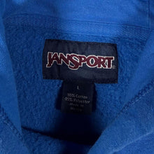 Load image into Gallery viewer, Vintage Jansport "UCLA Bruins" Embroidered College Spellout Blue Hoodie