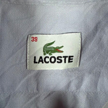 Load image into Gallery viewer, Vintage Lacoste Classic Pale Blue Long Sleeve Cotton Button-Down Shirt