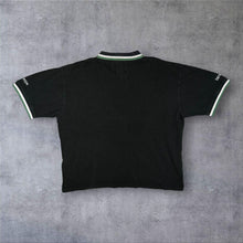 Load image into Gallery viewer, Vintage Cotton Traders Devon Rugby Union Black Green Short Sleeve Polo Shirt